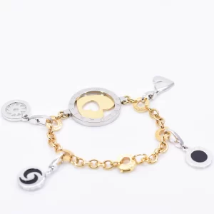 Bvlgari ‘Tonto’ Bi-Metal Charm Bracelet