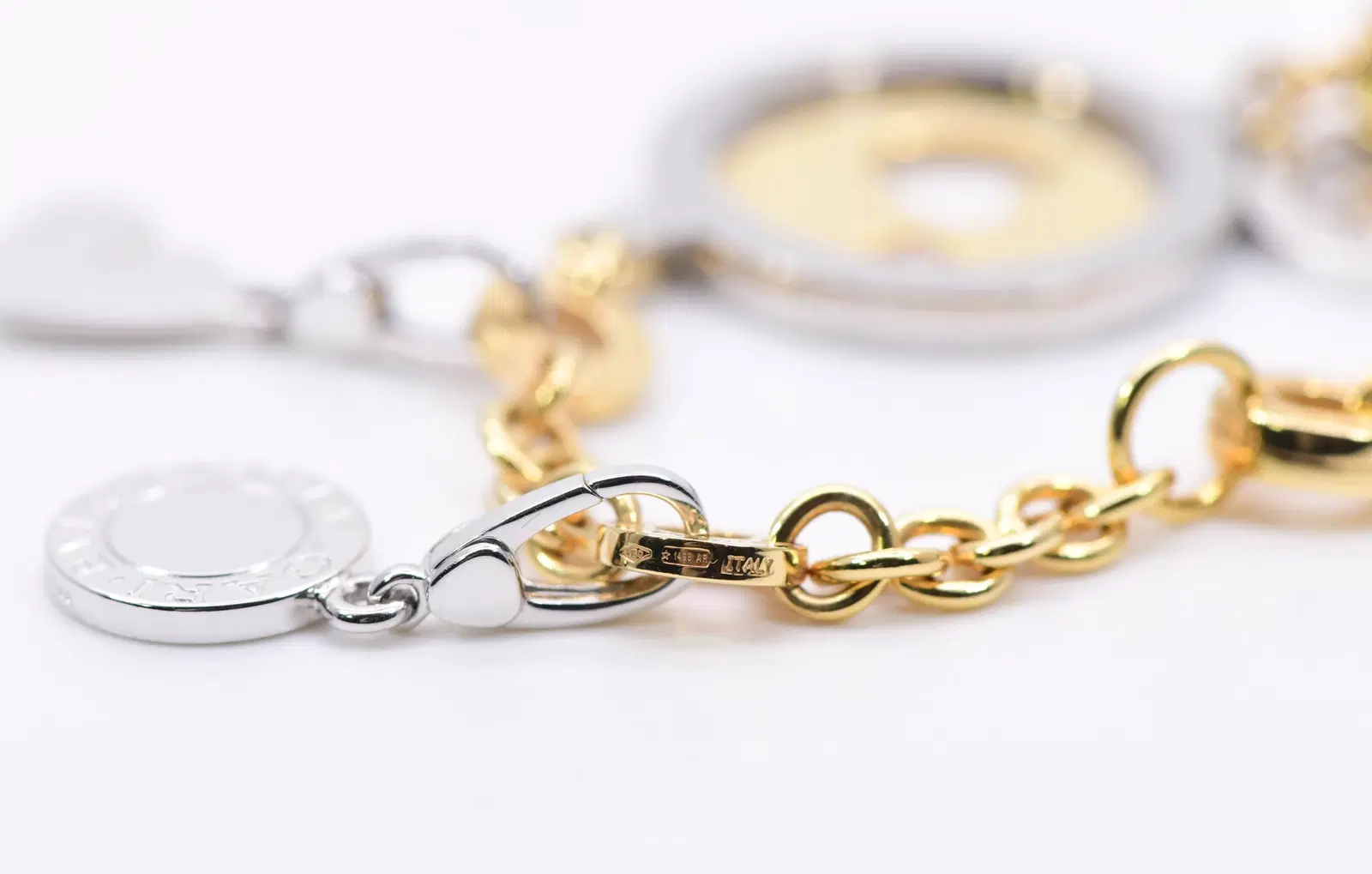 1 Bracelet Inspired By Bulgari - In Rose, Yellow And Silver Stainless Steel  | Vixen Online Store