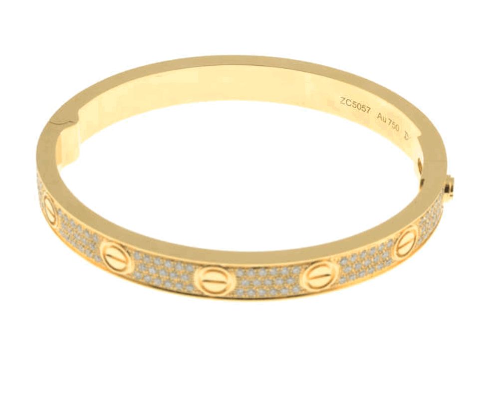 Cartier Gold Vintage LOVE Bracelet, with Cartier Service Papers | Fortuna  Fine Jewelry Auctions and Appraisers