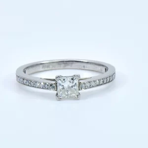 Tiffany & Co White Gold Novo Diamond Ring