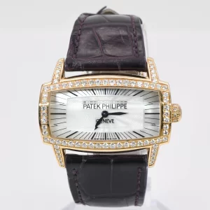 Patek Philippe ‘Gondolo Gemma’ 18k Rose Gold and Diamond Watch