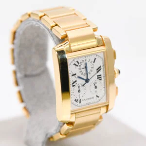 Cartier Tank Francaise Chronograph Chronoflex Watch