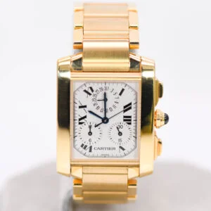 Cartier Tank Francaise Chronograph Chronoflex Watch
