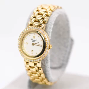 Chopard Classic Diamond 18k Yellow Gold Ladies Watch