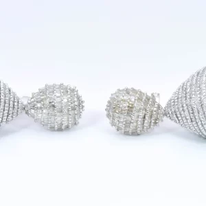 White Gold And Diamond Earrings