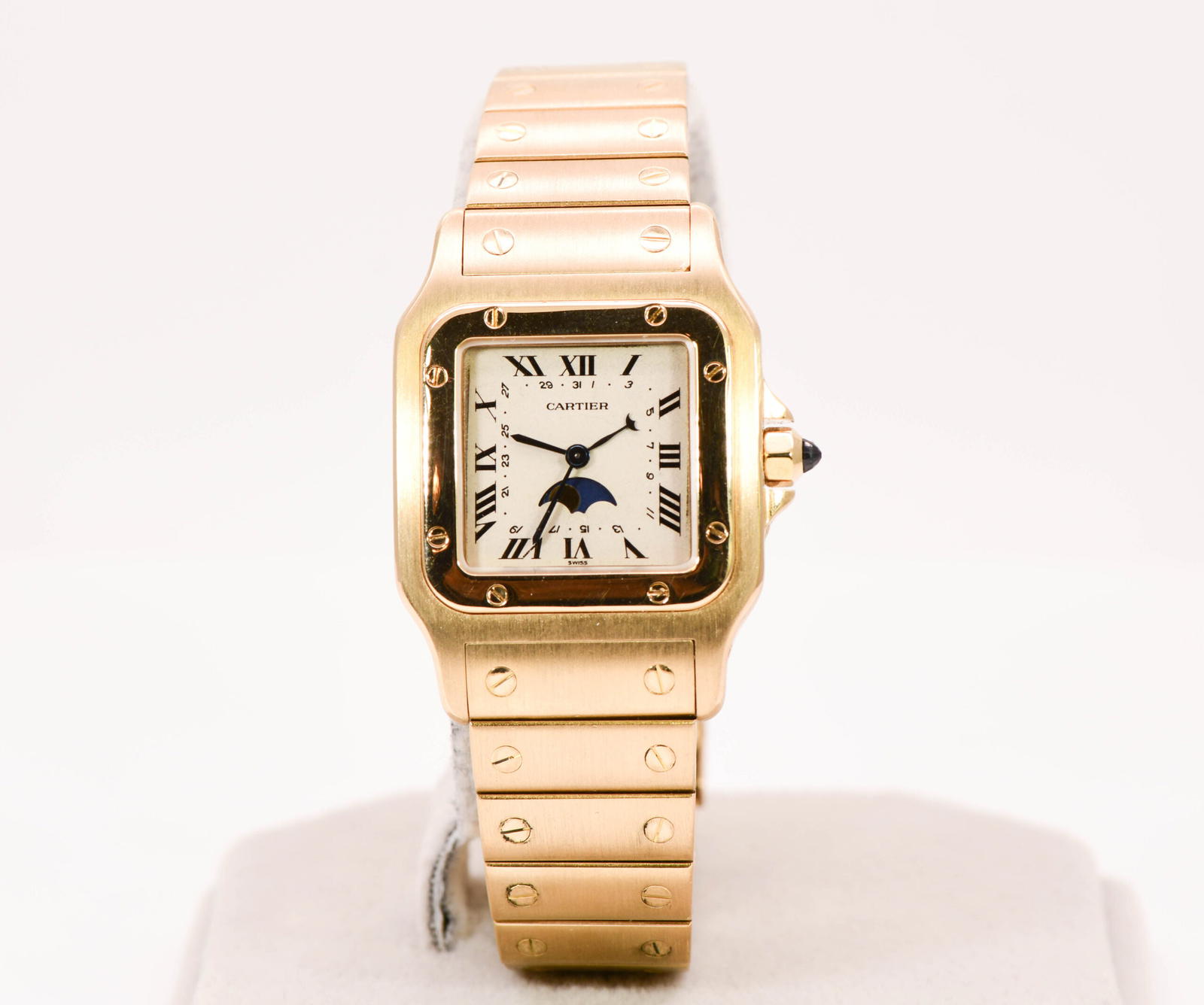 Cartier Santos Galbee Moonphase 29mm Yellow Gold