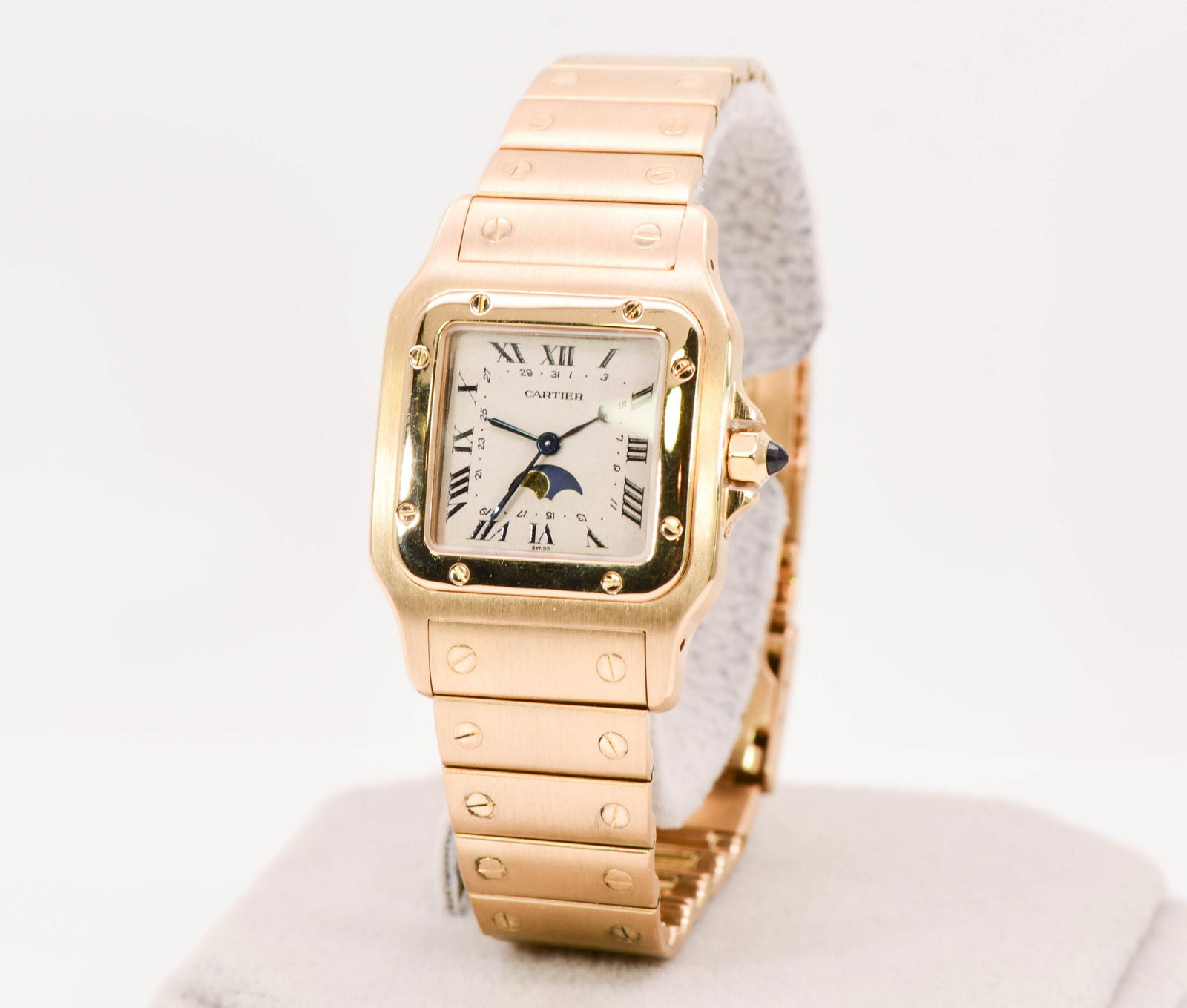 Cartier Santos Galbee Moonphase 29mm Yellow Gold