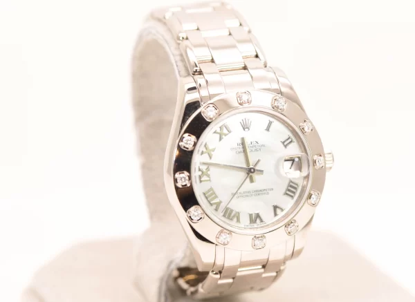 Rolex Ladies Pearlmaster 29mm White Gold Watch