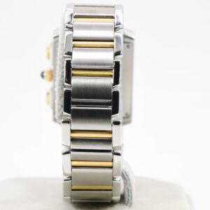 Cartier Tank Francaise Chrono Reflex LM 28mm Bimetal Watch