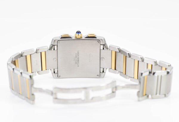 Cartier Tank Francaise Chrono Reflex LM 28mm Bimetal Watch