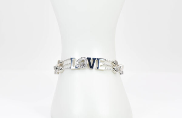 Chopard Love Bracelet Happy Diamonds 18k White Gold