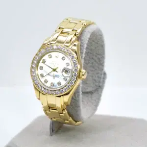 Rolex Datejust Ladies Pearlmaster 29mm Yellow Gold Watch