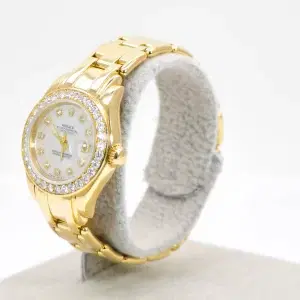 Rolex Datejust Ladies Pearlmaster 29mm Yellow Gold Watch