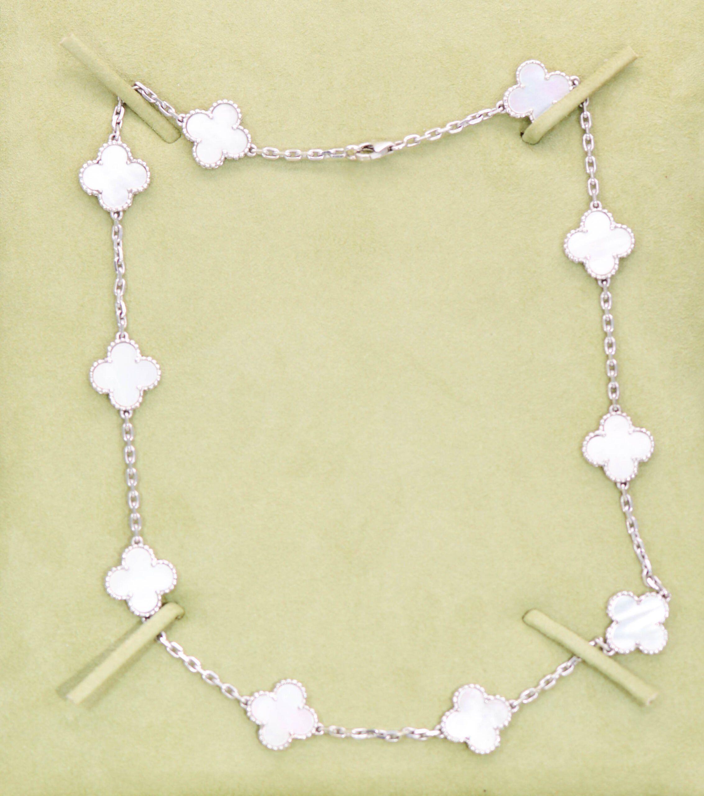 Van Cleef & Arpels Vintage Alhambra 10 Motif Necklace