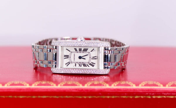 Cartier Tank Americaine White Gold
