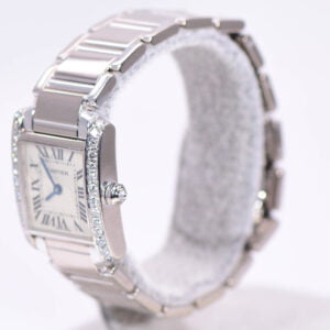 Cartier Tank Francaise Ladies Watch 18k White Gold