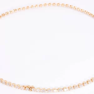 Cartier Diamond Riviere Necklace 18k Yellow Gold