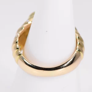 Chopard ‘Happy Diamonds’ 18k Yellow Gold Ring