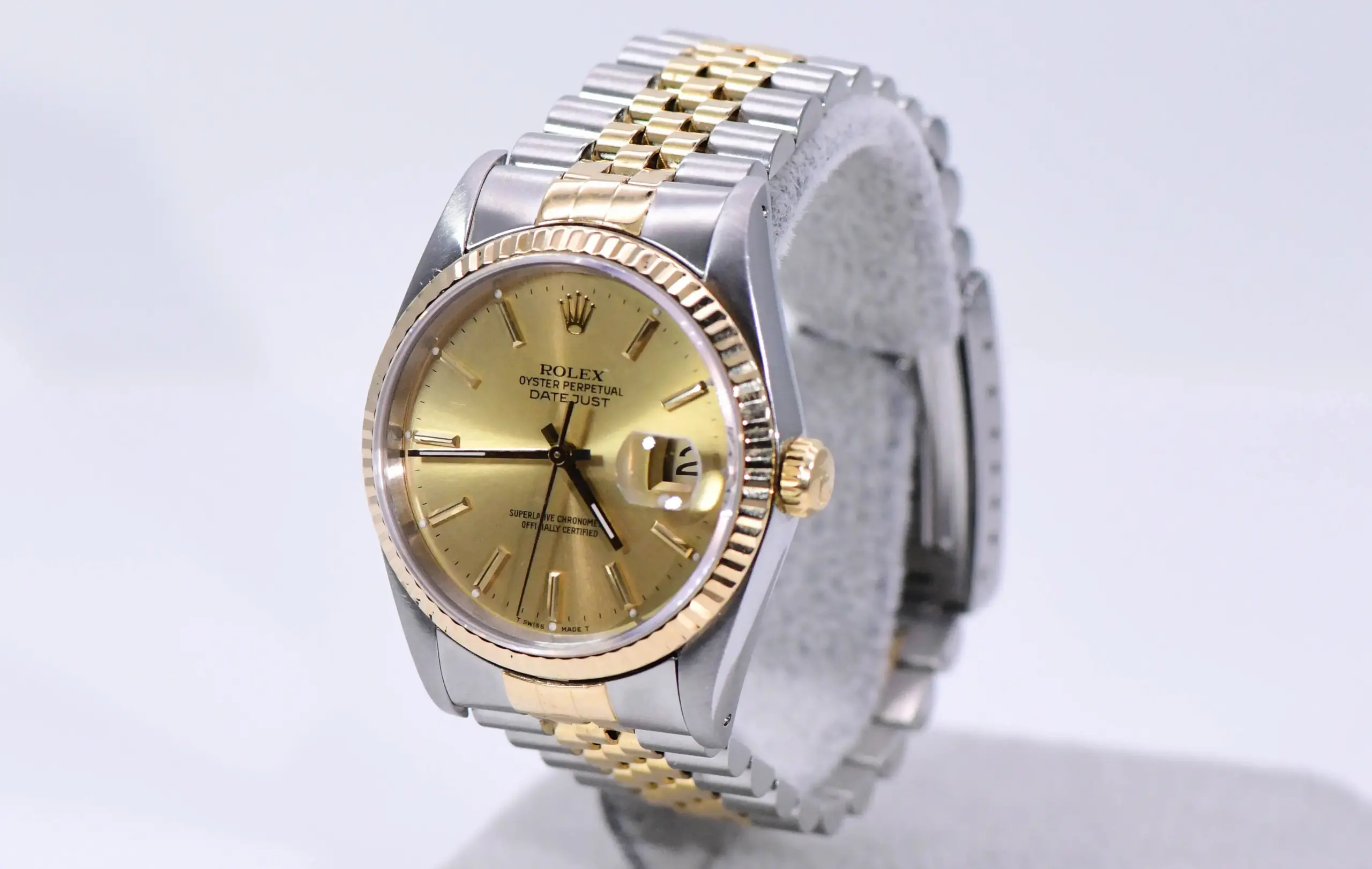 Rolex Oyster Perpetual Datejust 36mm Gold and Stainless-Steel Watch
