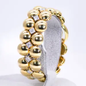 Chopard ‘Happy Diamonds’ Watch 5 ct Diamonds 18k Gold