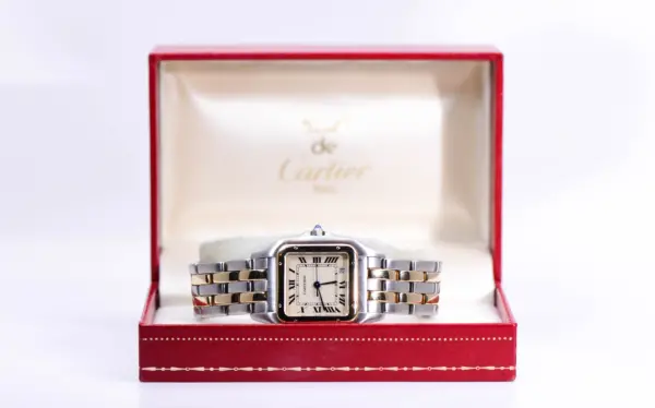 Cartier Panthere Ladies Watch 27mm Yellow Gold & Steel
