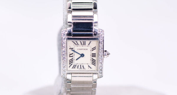 Cartier Tank Francaise Ladies Watch 18k White Gold