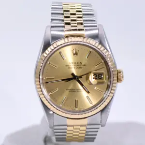 Rolex Oyster Perpetual Datejust 36mm Gold and Stainless-Steel Watch