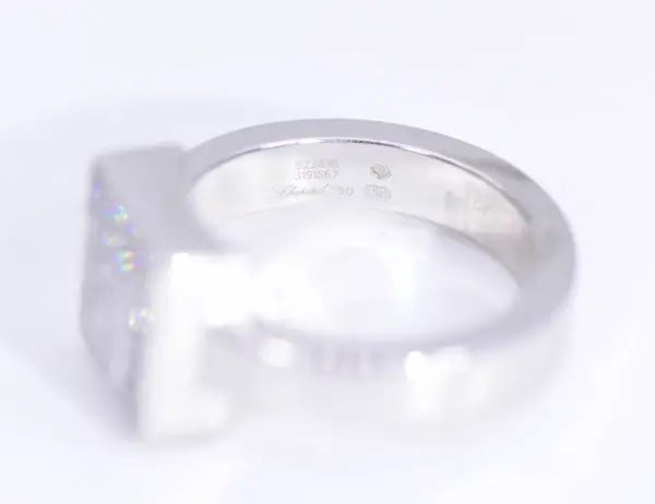 Chopard ‘Happy Diamonds’ 18k White Gold Ring