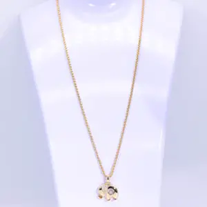 Chopard Happy Diamonds 18k Yellow Gold Elephant Necklace