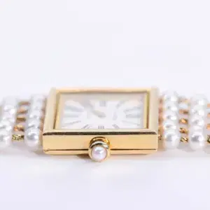 Chanel Mademoiselle Pearl Watch White Pearl & Yellow Gold