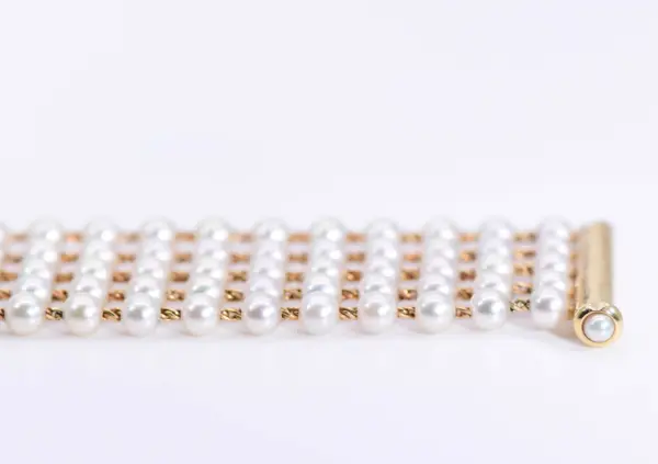 Chanel Mademoiselle Pearl Watch White Pearl & Yellow Gold