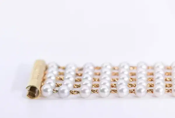 Chanel Mademoiselle Pearl Watch White Pearl & Yellow Gold