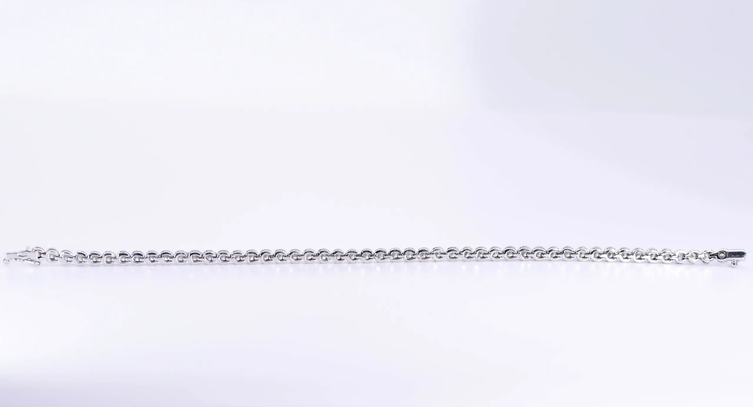 Diamond Bracelet 2.3ct 18k White Gold Sold In A Tiffany & Co. Box