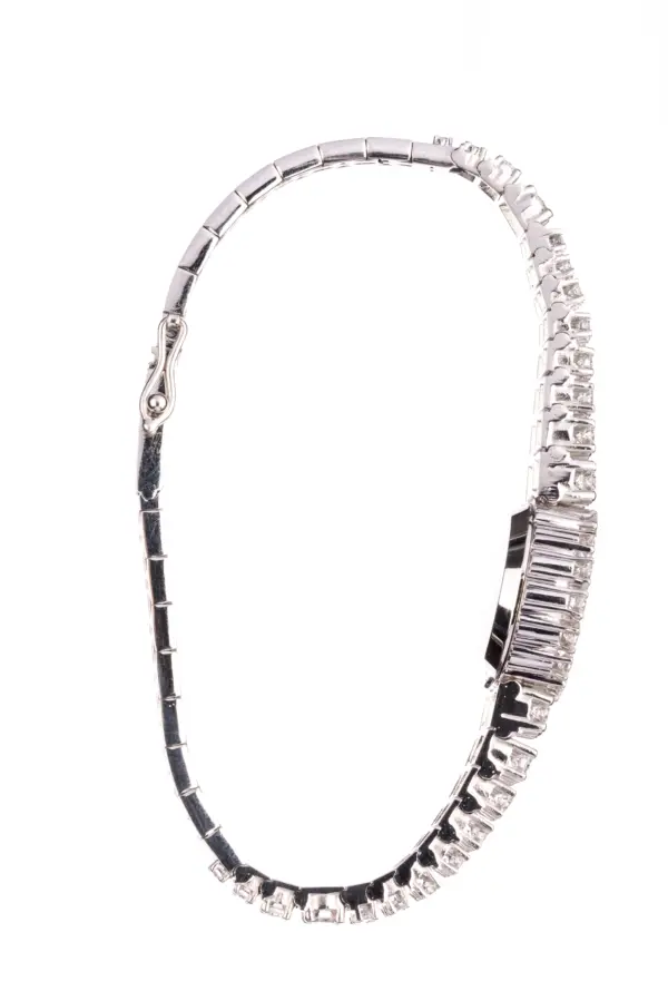 Chopard Vintage Cocktail Watch 2ct Diamond 18k White Gold