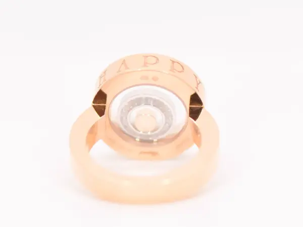 Chopard ‘Happy Sport’ 18k White and Yellow Gold Ring