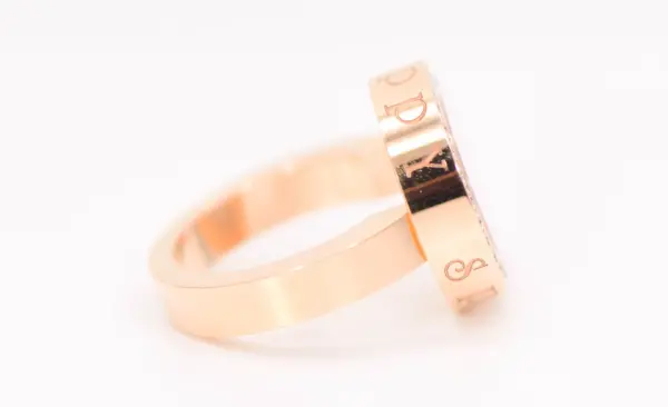 Chopard ‘Happy Sport’ 18k White and Yellow Gold Ring