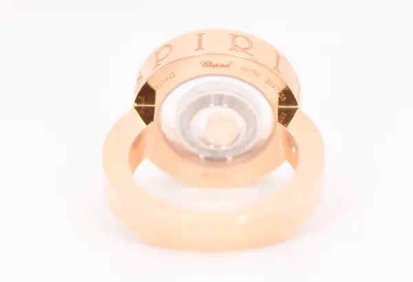 Chopard ‘Happy Sport’ 18k White and Yellow Gold Ring