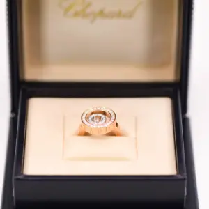Chopard ‘Happy Sport’ 18k White and Yellow Gold Ring