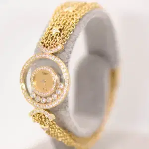Chopard ‘Happy Diamonds’ Ladies Hearts and Stars 18k Gold Watch