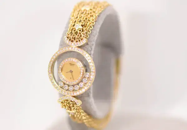 Chopard ‘Happy Diamonds’ Ladies Hearts and Stars 18k Gold Watch