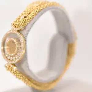 Chopard ‘Happy Diamonds’ Ladies Hearts and Stars 18k Gold Watch
