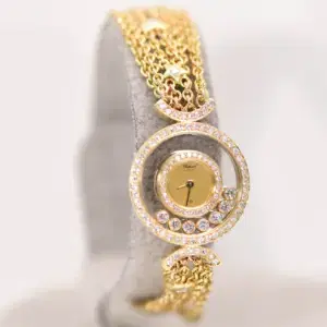 Chopard ‘Happy Diamonds’ Ladies Hearts and Stars 18k Gold Watch
