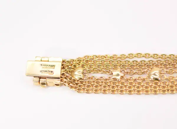 Chopard ‘Happy Diamonds’ Ladies Hearts and Stars 18k Gold Watch