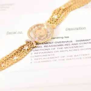 Chopard ‘Happy Diamonds’ Ladies Hearts and Stars 18k Gold Watch