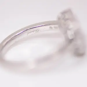 Chopard ‘Happy Diamonds’ 18k White Gold Heart Ring