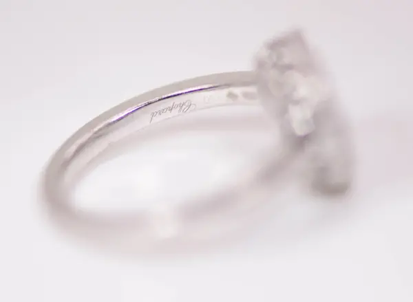 Chopard ‘Happy Diamonds’ 18k White Gold Heart Ring