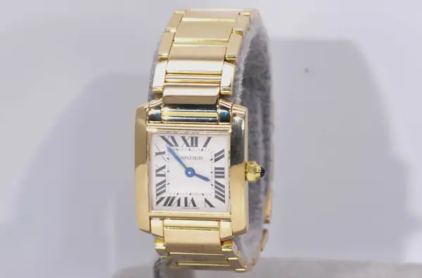 Cartier Tank Francaise Watch 20mm Yellow Gold