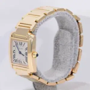 Cartier Tank Francaise Watch 20mm Yellow Gold