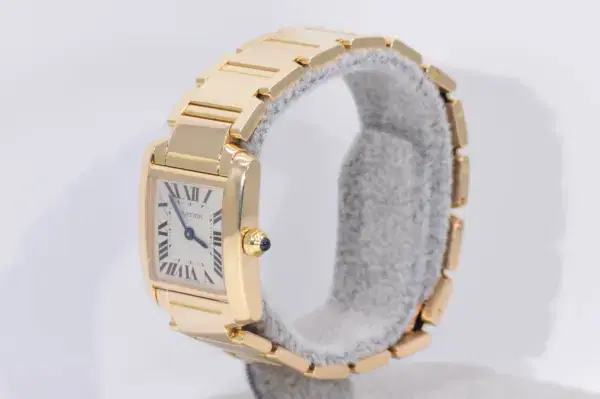 Cartier Tank Francaise Watch 20mm Yellow Gold