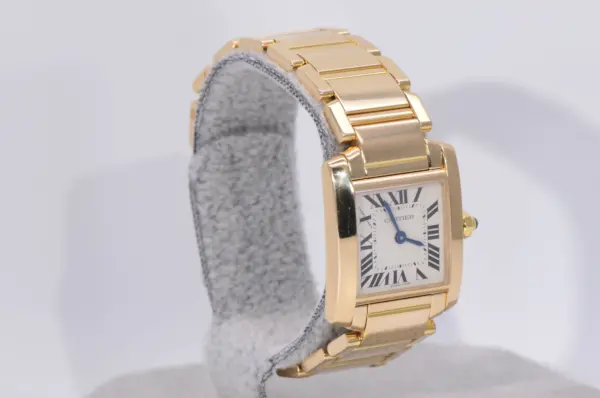 Cartier Tank Francaise Watch 20mm Yellow Gold